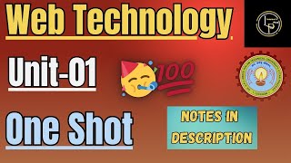 Web Technology unit1 one shot aktu 🔥 💯 [upl. by Atikcir225]