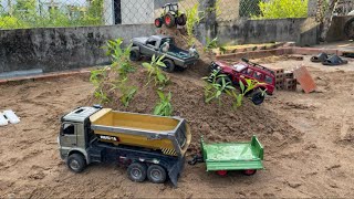 Remote Control Car Off Roading TestMini Rc Car Off RoadRc Land CruiserRc Toyota PickupTractor [upl. by Robins]