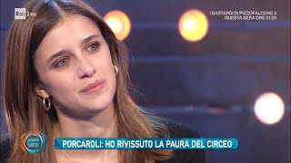 Benedetta Porcaroli attrice per caso  Da noi a ruota libera 03102021 [upl. by Aziul]