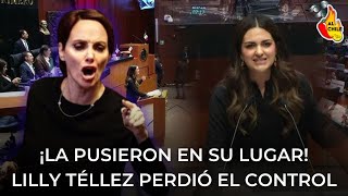 Andrea Chávez calla a Lilly Téllez no sabía en dónde esconderse [upl. by Dlonyar289]