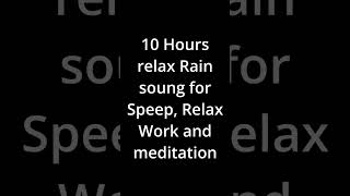 THUNDER and RAIN Sounds for Sleeping BLACK SCREEN  Sleep and Relaxation  Dark Screen Nature Sounds [upl. by Ecnerewal]