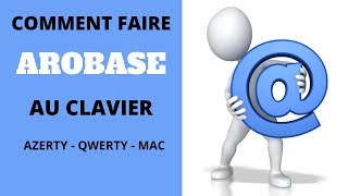 Comment faire un arobase  sur ordinateur  Taper la touche arobase sur un clavier qwerty  azerty [upl. by Bil567]