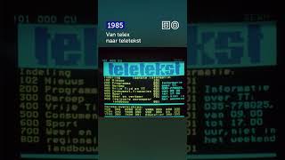 🎞️ Het laatste nieuws via Teletekst 1985 [upl. by Olinad]