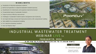 Industrial Wastewater Treatment Webinar Live I Free watewatertreatment [upl. by Lutero]