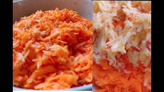 CARROT APPLE SALAD RECIPE  JEAN MISAL [upl. by Adiari461]