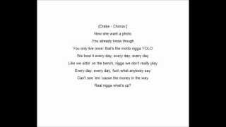 Drake  The Motto Clean Lyrics HD [upl. by Saffian488]