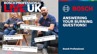 Ask The Experts Bosch Professional QampA [upl. by Arten]