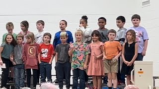 Grandparents day at school My grade 2 class singing “Let’s go see our Grandparents” 10112024 [upl. by Natsirk145]