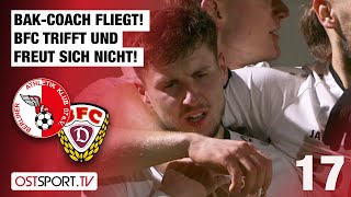 BAKCoach fliegt BFC trifft und freut sich nicht Berliner AK  BFC Dynamo  Regionalliga Nordost [upl. by Alverta808]