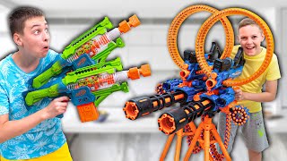 I Got Surprised by Brothers Secret New Dart Blaster uhoh  XSHOT vs NERF Battle [upl. by Lasonde473]