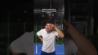 GIOCHI a PADEL per LA PRIMA VOLTA e succede questo  Gabriele Vagnato [upl. by Goran898]