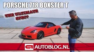 Porsche 718 Boxster T rijtest [upl. by Tenneb808]