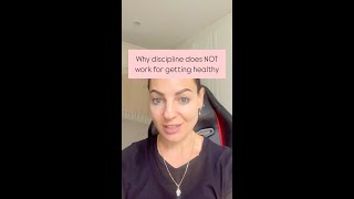 Why Discipline Does NOT Work For getting Healthy womenover40 mindsetcoach healthymindset shorts [upl. by Philippa]