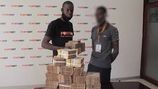 RECORD BREAKER 1ST UGANDAN SMASHES FORTEBET’S UGX 1BILLION [upl. by Htepsle602]