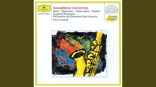 Dubois Concerto for Alto Saxophone and String Orchestra  2 Sarabande  Lento nostalgico [upl. by Ragg]