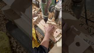 Satisfying ASMR Wood Drilling Jig Automated Batch Wood Drilling [upl. by Oglesby48]