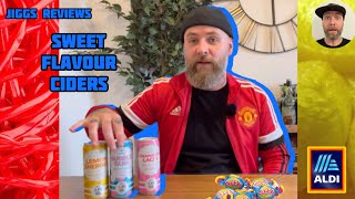 Sweetie Ciders By Aldi  Lemon Sherbet  Bubble Gum  Strawberry Laces [upl. by Risser158]