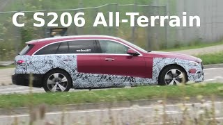 Mercedes Erlkönig CKlasse CClass S206 AllTerrain prototype  4K SNAPSHOTSPY VIDEO [upl. by Leahcimal]