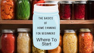 How To Can Food  Home Canning For Beginners  Where To Start  ToniReneeAtHome [upl. by Elokkin82]