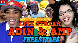 MY DAD REACTS TO Adin Ross amp AMP Freestyle LIVE on Stream REACTION [upl. by Nallaf]