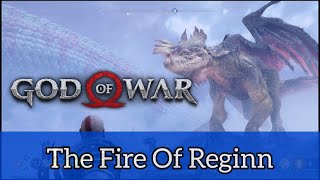 Free The Dragon in Konunsgard The Fire of Reginn  GOD OF WAR  PS4 [upl. by Felicie]