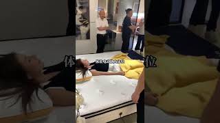 Automatic massage waist mattress Foshan mattress brother onsite real shot [upl. by Hadihahs]