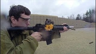 SIG SAUER MCX Full Auto Slow Motion [upl. by Lebiram]