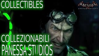 Batman Arkham Knight PANESSA STUDIOS Trofei enigmi e oggetti rompibili [upl. by Creath]