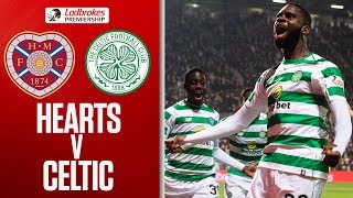 Hearts 12 Celtic  Odsonne Edouards Dramatic Winner on Lennons Return  Ladbrokes Premiership [upl. by Notslah]