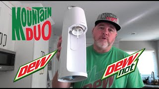 ReCarbonate Flat Mountain Dew with SodaStream  Dew or Dew Not  The Mountain Duo [upl. by Bebe]