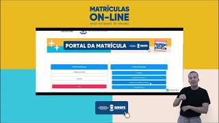 Tutorial da Matrícula Online [upl. by Milman]