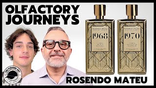 ROSENDO MATEU OLFACTORY JOURNEYS FRAGRANCES Review  1968 1970 1988  2010 Fragrances [upl. by Erasaec]