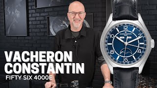 Vacheron Constantin Fifty Six Complete Calendar Steel Mens Watch 4000E Review  SwissWatchExpo [upl. by Enileme524]