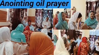 Anointing oil prayer by pastor Rafiq masih ji ki aur sa [upl. by Aetnahc]