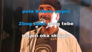 Zeljko Bebek  Sinoc sam  Karaoke [upl. by Otecina]