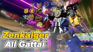 Kikai Sentai Zenkaiger All Zenkai Gattai  Giant Robots Combine [upl. by Wilmer]