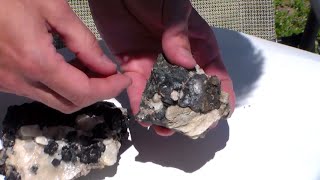 Removing Calcite from Mineral Specimens [upl. by Gianni]