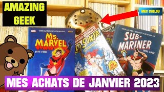 Linstant comics  52  MES ACHATS DE JANVIER 2023 [upl. by Goldston]