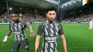 RC Charleroi My reactions and comments gameplay EA Sports FC 24 [upl. by Lertnahs]