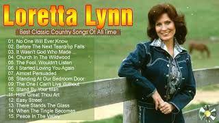 Loretta Lynn Greatest Hits Full Album  Loretta Lynn Best Country Music Songs  Country Classic Song [upl. by Negyam]