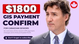 5 Minute Ago The Canadian Government Approved GIS Payment For All Pensioners [upl. by Kennie736]