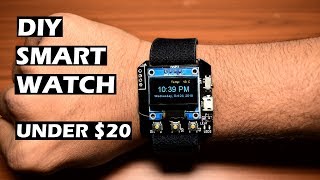 How to make a DIY Smartwatch  ESP8266 IoT Project [upl. by Onailime735]