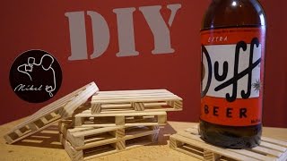 Mini pallet coasters  very easy to make [upl. by Lange]