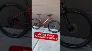 My 2023 Trek Marlin 8 Gen 3  Crimson Size M shorts mtb [upl. by Attegroeg]