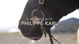 Philippe Karl warms up High Noon on the longe [upl. by Zetniuq]