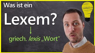 Was ist ein Lexem Was ist eine Wortform [upl. by Aleahc]