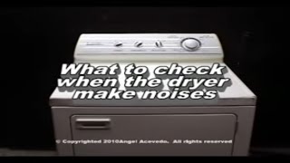 Performa Dryer Make Strange Noises  Find Out What Parts To Check [upl. by Hightower426]