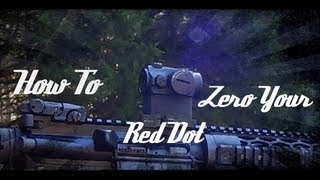 How To Zero An AR15 With A Red Dot Optic [upl. by Ehttam310]