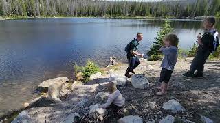 Ash ceremony Star lake Uinta mountains Utah [upl. by Millford]