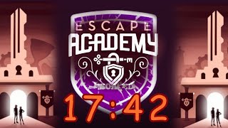 Escape Academy Speedrun 1742 [upl. by Adnilim471]